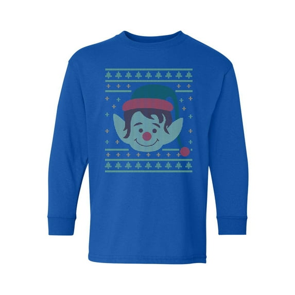 Awkward Styles Christmas Long Sleeve Shirt for Kids Youth Boys Girls Xmas Elf Shirt
