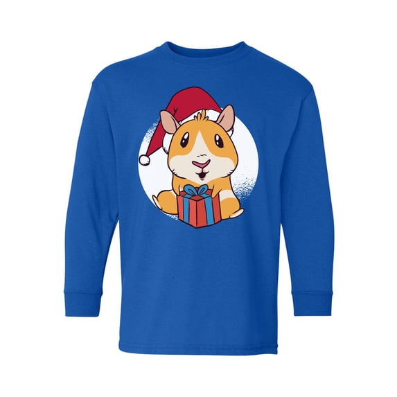 Awkward Styles Christmas Long Sleeve Shirt for Kids Youth Boys Girls Xmas Guinea Pig Shirt