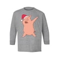 thumbnail image 1 of Awkward Styles Christmas Long Sleeve Shirt for Kids Youth Boys Girls Xmas Pig Dance Shirt, 1 of 4