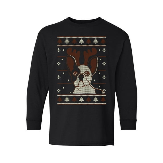 Awkward Styles Christmas Long Sleeve Shirt for Kids Youth Boys Girls Xmas Puppy Shirt