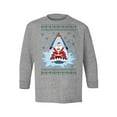 thumbnail image 1 of Awkward Styles Christmas Long Sleeve Shirt for Kids Youth Boys Girls Xmas Santa in Shark Shirt, 1 of 4