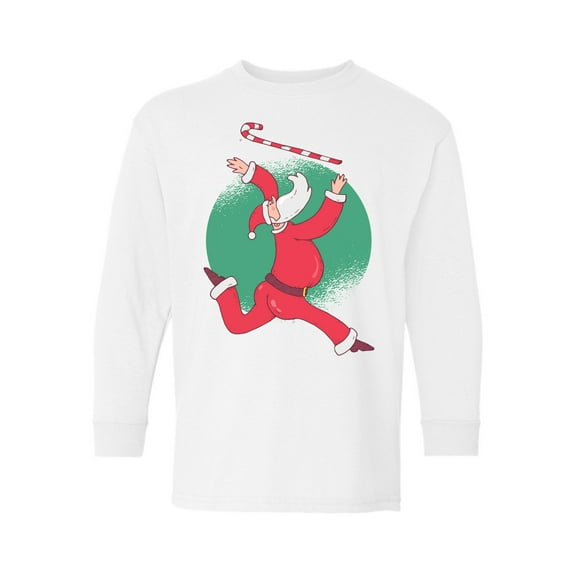 Awkward Styles Christmas Long Sleeve Shirt for Kids Youth Boys Girls Xmas Santa is Coming Shirt