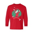 thumbnail image 1 of Awkward Styles Christmas Long Sleeve Shirt for Kids Youth Boys Girls Xmas Santa is Coming Shirt, 1 of 4