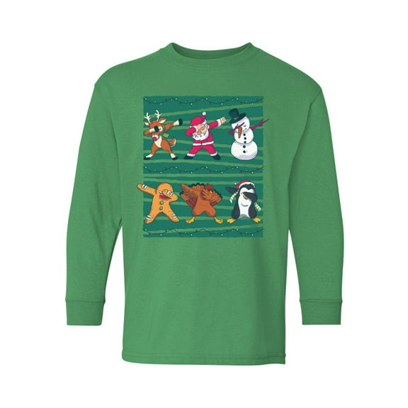 Awkward Styles Christmas Long Sleeve Shirt for Kids Youth Boys Girls Xmas Squad Dance Shirt