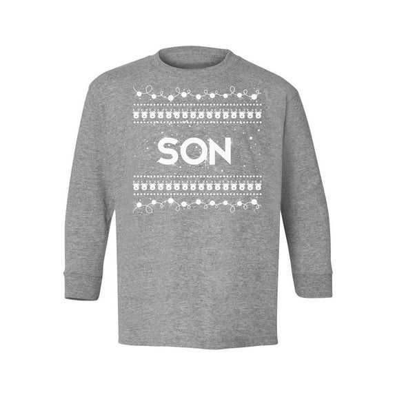 Awkward Styles Christmas Long Sleeve Shirt for Kids Youth Boys Son Christmas Pattern Shirt