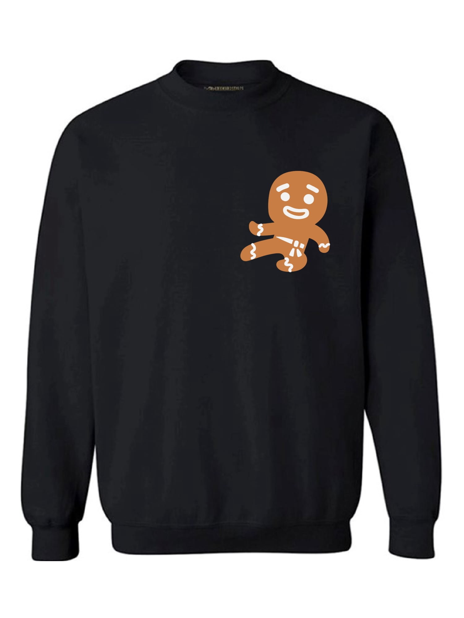 Awkward Styles Christmas Pocket Sweatshirt Gingerbread Ninja Pocket ...
