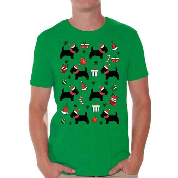 Awkward Styles Christmas Shirts for Men Xmas Puppy Dog T-Shirt