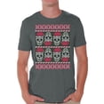 thumbnail image 1 of Awkward Styles Christmas Shirts for Men Xmas Skulls in Santa's Hat T-Shirt, 1 of 4