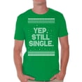 thumbnail image 1 of Awkward Styles Christmas Shirts for Men Xmas Still Single T-Shirt, 1 of 4