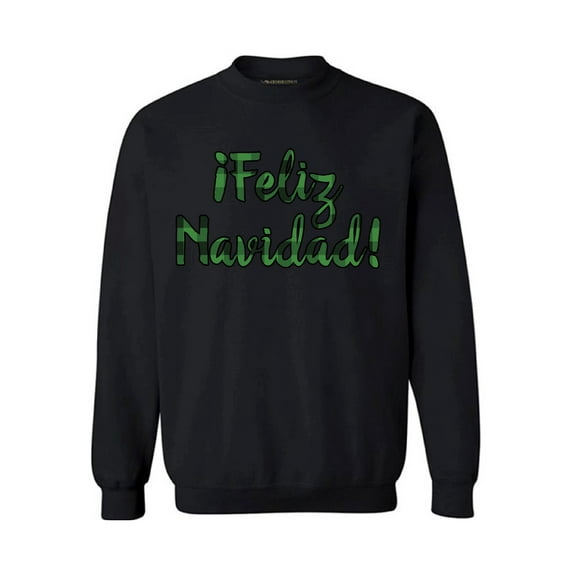 Awkward Styles Christmas Sweater Sweater Christmas Sweater Feliz Navidad Plaid Sweatshirt for Xmas