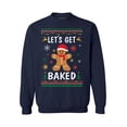 thumbnail image 1 of Awkward Styles Christmas Sweatshirt Xmas Gingerbread Man Sweater, 1 of 5