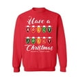 thumbnail image 1 of Awkward Styles Christmas Sweater Sweater Christmas Sweater Holly Jolly Christmas Sweatshirt for Xmas, 1 of 5