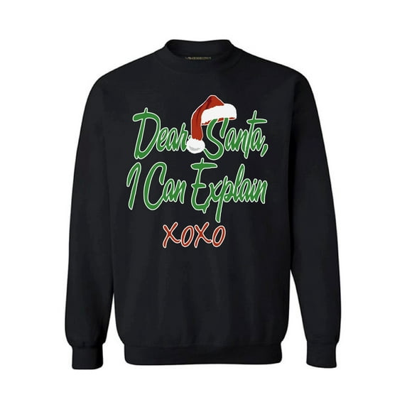 Awkward Styles Christmas Sweater Christmas Sweater Dear Santa I Can Explain Christmas Sweatshirt