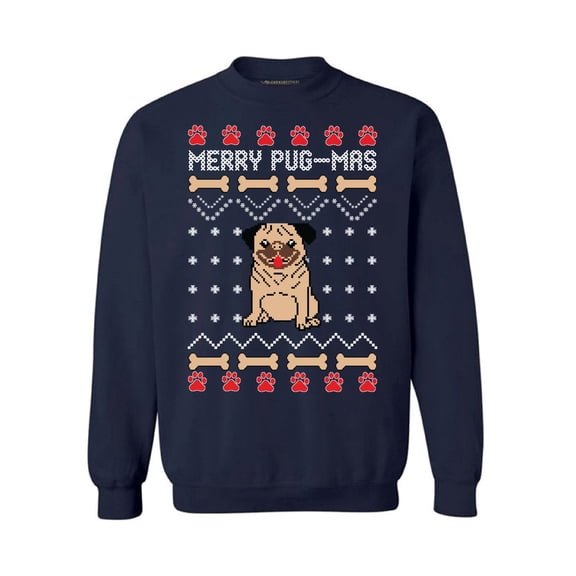 Awkward Styles Christmas Sweater Sweater Christmas Sweater Merry Pugmas Sweatshirt for Xmas