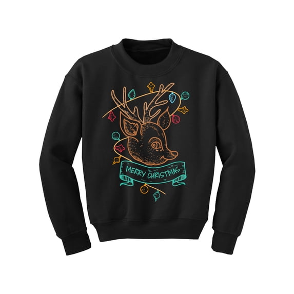Awkward Styles Christmas Sweater for Boys Girls Kids Youth Little Xmas Deer Sweatshirt