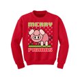 thumbnail image 1 of Awkward Styles Christmas Sweater for Boys Girls Kids Youth Merry Pigmas Xmas Sweatshirt, 1 of 4