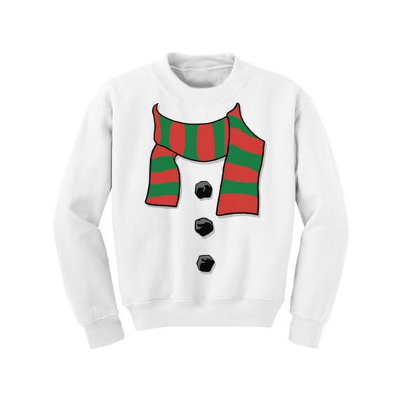 Awkward Styles Christmas Sweater for Boys Girls Kids Youth Snowman Xmas Scarf Sweatshirt