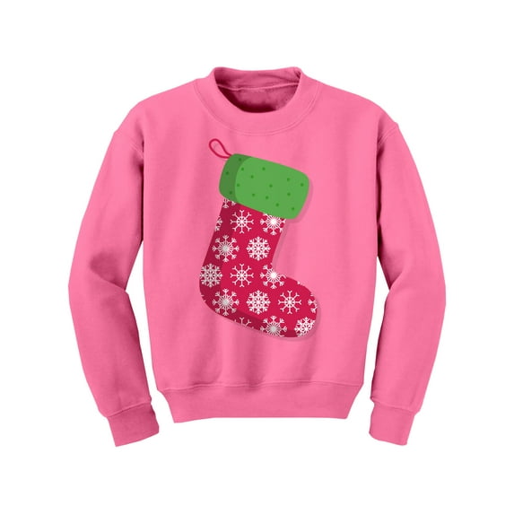 Awkward Styles Christmas Sweater for Boys Girls Kids Youth Stocking Snowflake Xmas Sweatshirt