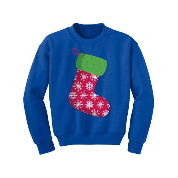 Awkward Styles Christmas Sweater for Boys Girls Kids Youth Stocking Snowflake Xmas Sweatshirt