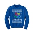 thumbnail image 1 of Awkward Styles Christmas Sweater for Boys Girls Kids Youth Xmas Autism Sweatshirt, 1 of 4