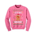 thumbnail image 1 of Awkward Styles Christmas Sweater for Boys Girls Kids Youth Xmas Gingerbread Man Sweatshirt, 1 of 4
