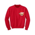 thumbnail image 1 of Awkward Styles Christmas Sweater for Boys Girls Kids Youth Xmas Santa Cat Sweatshirt Pocket Print, 1 of 4