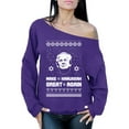 thumbnail image 1 of Awkward Styles Christmas Sweatshirt Off Shoulder Xmas Hanukkah Sweater, 1 of 4