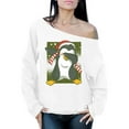 thumbnail image 1 of Awkward Styles Christmas Sweatshirt Off Shoulder Xmas Penguin Sweater, 1 of 4