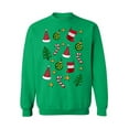 thumbnail image 1 of Awkward Styles Christmas Sweatshirt Xmas Christmas Pattern Sweater, 1 of 5