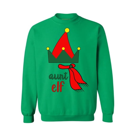 Awkward Styles Christmas Sweatshirt Xmas Elf Aunt Sweater