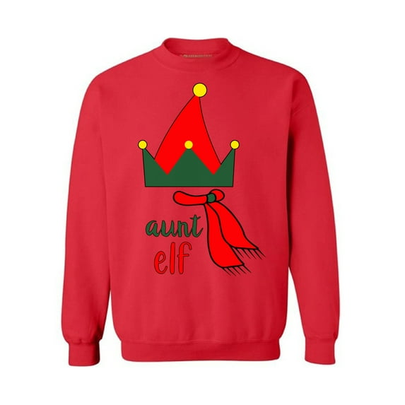 Awkward Styles Christmas Sweatshirt Xmas Elf Aunt Sweater