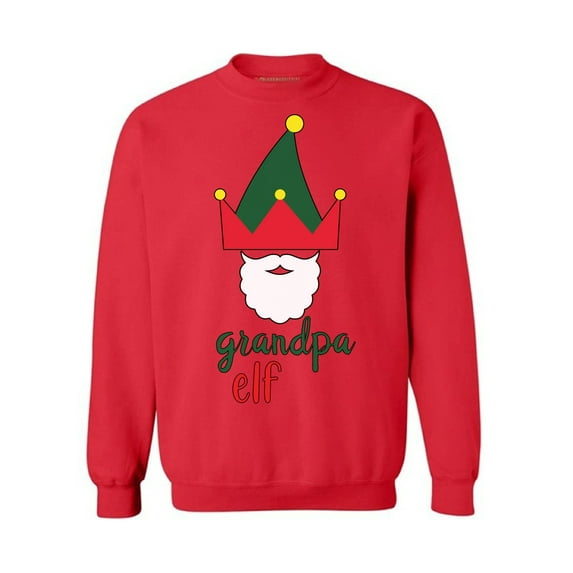 Awkward Styles Christmas Sweatshirt Xmas Elf Grandpa Sweater