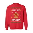 thumbnail image 1 of Awkward Styles Christmas Sweatshirt Xmas Gingerbread Man Sweater, 1 of 5