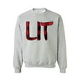 thumbnail image 1 of Awkward Styles Christmas Sweatshirt Xmas Lit Plaid Sweater, 1 of 5