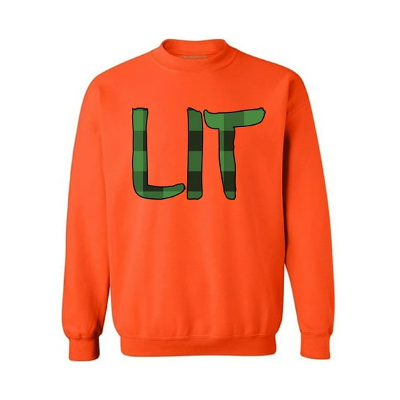 Awkward Styles Christmas Sweatshirt Xmas Plaid Lit Sweater