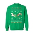 thumbnail image 1 of Awkward Styles Christmas Sweatshirt Xmas Santa Unicorn Sweater, 1 of 5