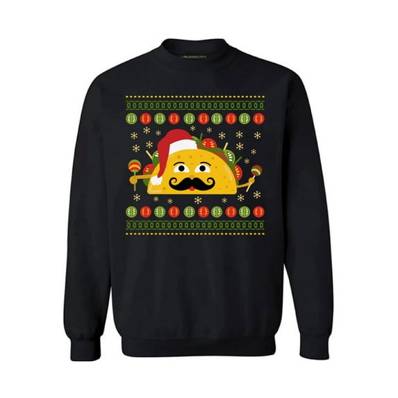 Awkward Styles Christmas Sweatshirt Xmas Taco Sweater