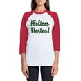 thumbnail image 1 of Awkward Styles Christmas T-Shirt Xmas Felices Fiestas Plaid Raglan Shirt Unisex, 1 of 5