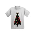 thumbnail image 1 of Awkward Styles Christmas T-Shirt for Baby Boys Girls Cat Xmas Tree Baby Shirt, 1 of 4