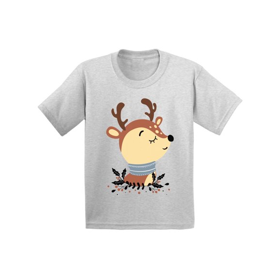 Awkward Styles Christmas T-Shirt for Baby Boys Girls Cute Little Deer Xmas Baby Shirt