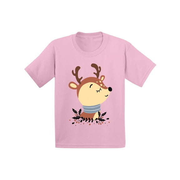 Awkward Styles Christmas T-Shirt for Baby Boys Girls Cute Little Deer Xmas Baby Shirt