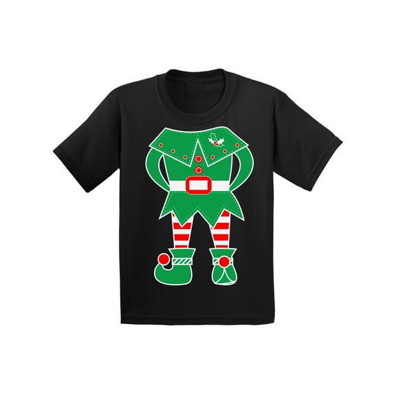 Awkward Styles Christmas T-Shirt for Baby Boys Girls Green Elf Xmas Baby Shirt