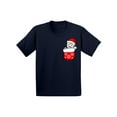 thumbnail image 1 of Awkward Styles Christmas T-Shirt for Baby Boys Girls Little Xmas Cat Baby Shirt Pocket Print, 1 of 4