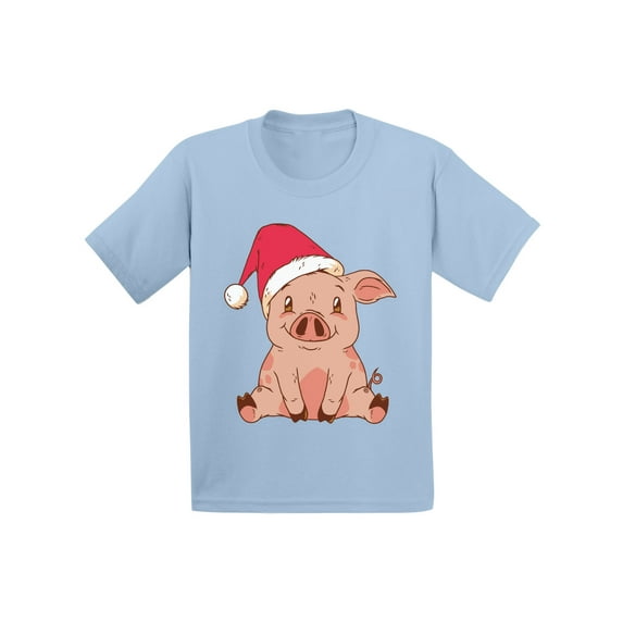 Awkward Styles Christmas T-Shirt for Baby Boys Girls Little Xmas Pig Baby Shirt