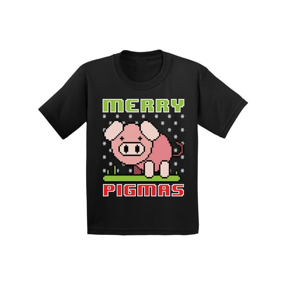 Awkward Styles Christmas T-Shirt for Baby Boys Girls Merry Pigmas Xmas Baby Shirt