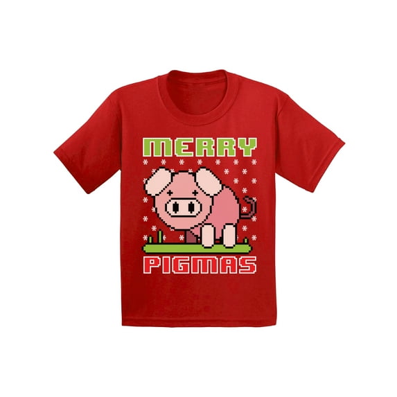 Awkward Styles Christmas T-Shirt for Baby Boys Girls Merry Pigmas Xmas Baby Shirt