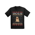 thumbnail image 1 of Awkward Styles Christmas T-Shirt for Baby Boys Girls Merry Pugmas Dog Pattern Baby Shirt, 1 of 4