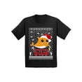 thumbnail image 1 of Awkward Styles Christmas T-Shirt for Baby Boys Girls Orange Xmas Shark Baby Shirt, 1 of 4