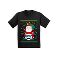 thumbnail image 1 of Awkward Styles Christmas T-Shirt for Baby Boys Girls Santa Xmas Shark Baby Shirt, 1 of 4