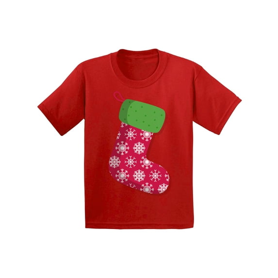 Awkward Styles Christmas T-Shirt for Baby Boys Girls Stocking Snowflake Xmas Baby Shirt